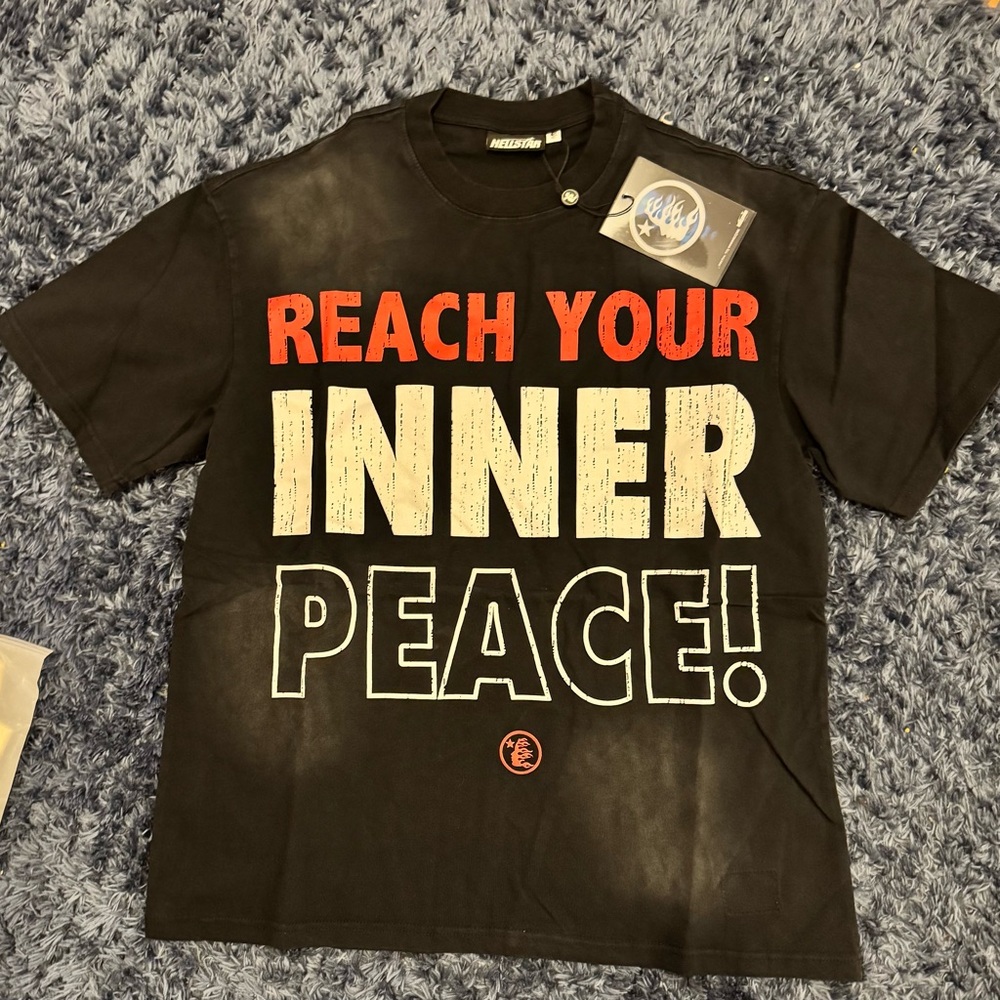 Black Graphic Tee - Reach Your Inner Peace